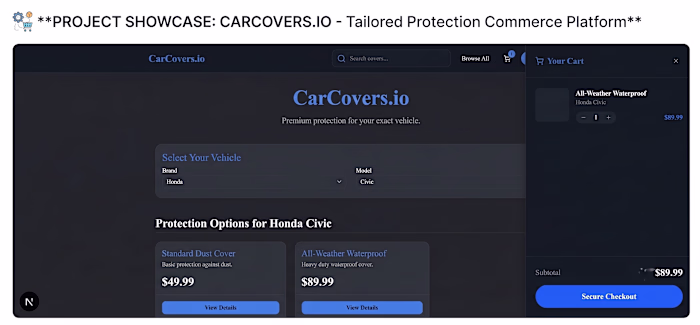 An E-commerse website on Next.js