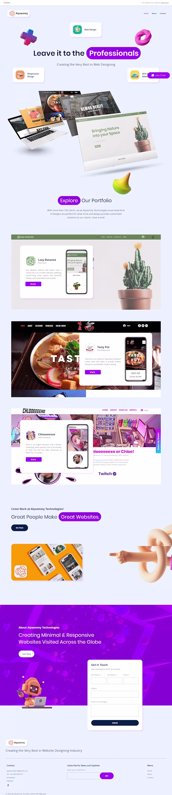 Shopify Website Alysammy