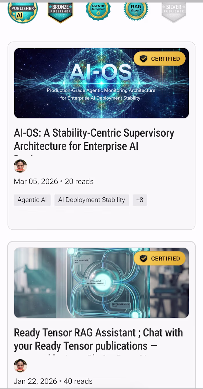 I build calm, reliable AI