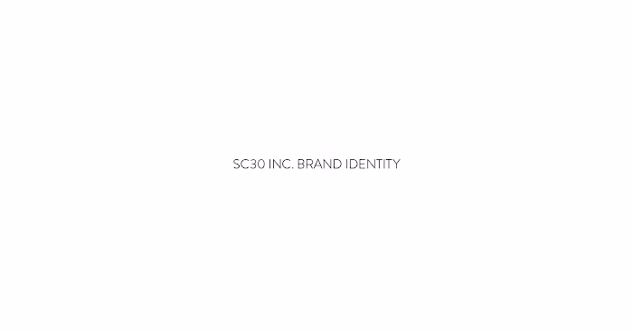 SC30 INC. BRAND IDENTITY on Behance