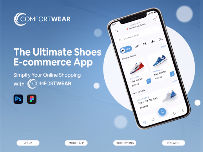 ☑️Comfort Wear Online Shoes Shopping App👟