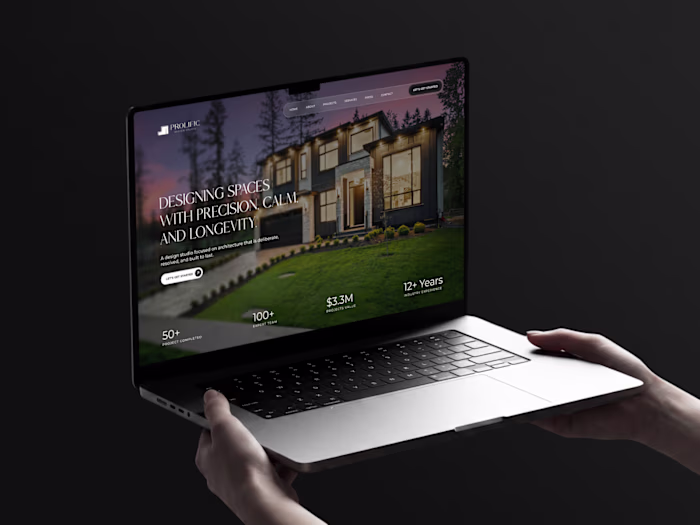 Prolific — Architecture Studio Website Design & Webflow Build
