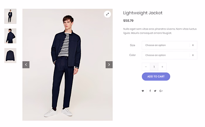 Online Store for Clothing