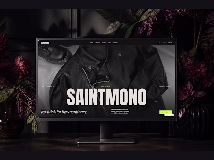 Meet SaintMono — a Framer