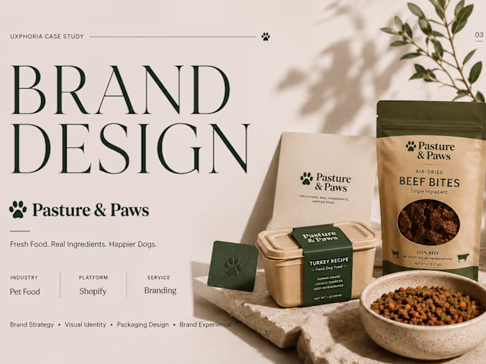 Pasture & Paws Brand Identity and Design