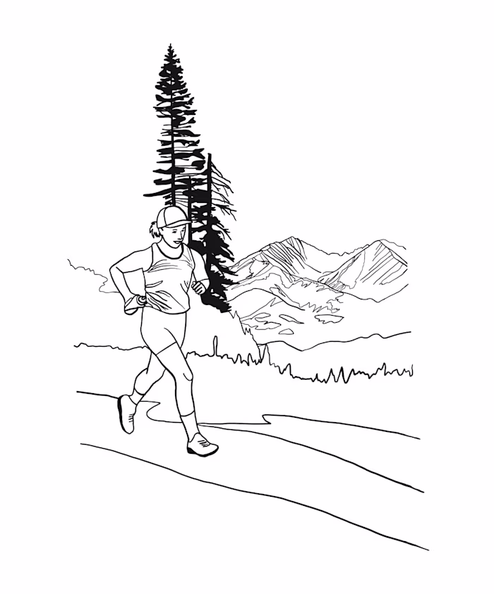 Label Illustrations for Treeline Coffee