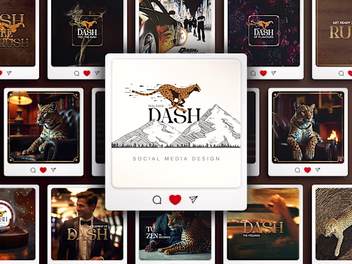 DASH Social Media Design | Marketing Design