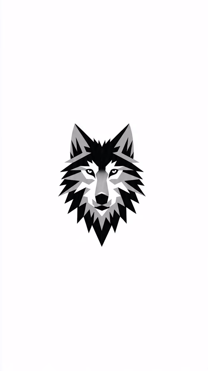 Title: Minimal Wolf Brand Logo
Description: