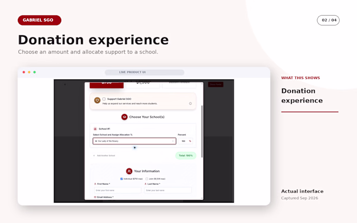 NestJS Donation Backend for School Allocation and Tax Credits