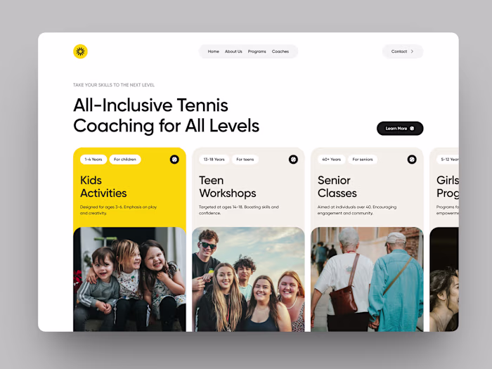Ace Tennis Academy — Modern