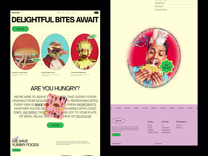 Food Website Design
Wait a minute!