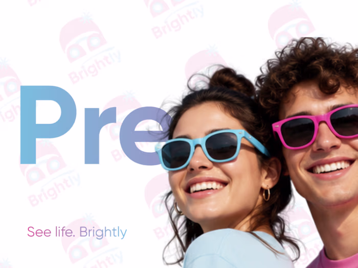 Brightly — Eyewear Brand Identity