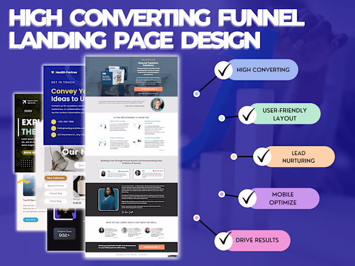 Graphic Design | Funnel Design | Landing Page Design