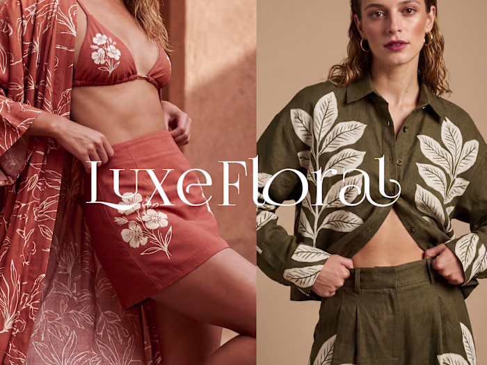 Luxe Floral - Brand Identity for a Contemporary Lifestyle Label