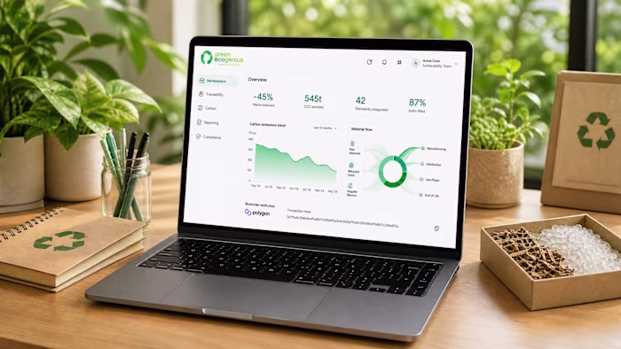 GreenEcoGenius — Circular Economy Marketplace & AI Platform