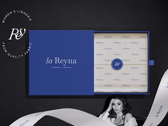 Logo and brand identity for a lingerie brand