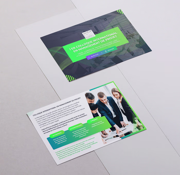 Project Management Conference Event Designs