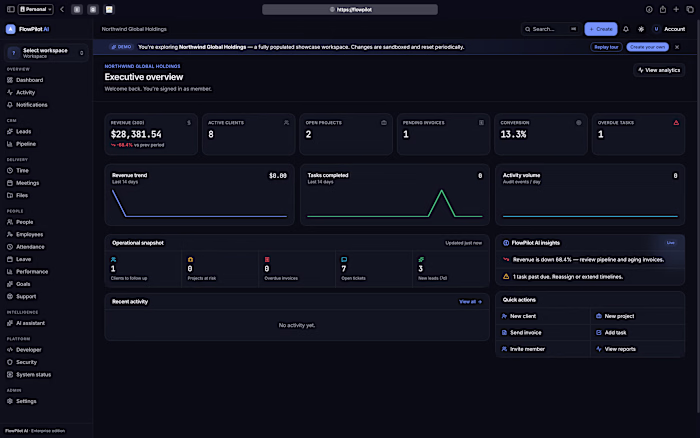 FlowPilot AI — Enterprise Operating