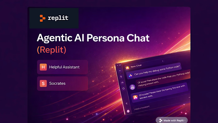 Agentic AI Persona Chat (Replit)
Agentic