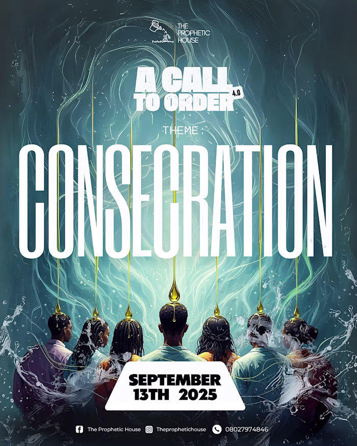 ACTO 4.0 CHRISTIAN CONFERENCE | CONSECRATION