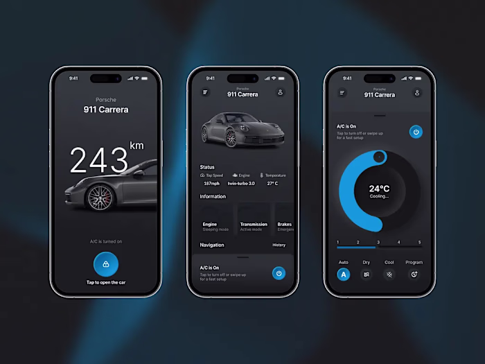Mobile App UI/UX Design
The Porsche