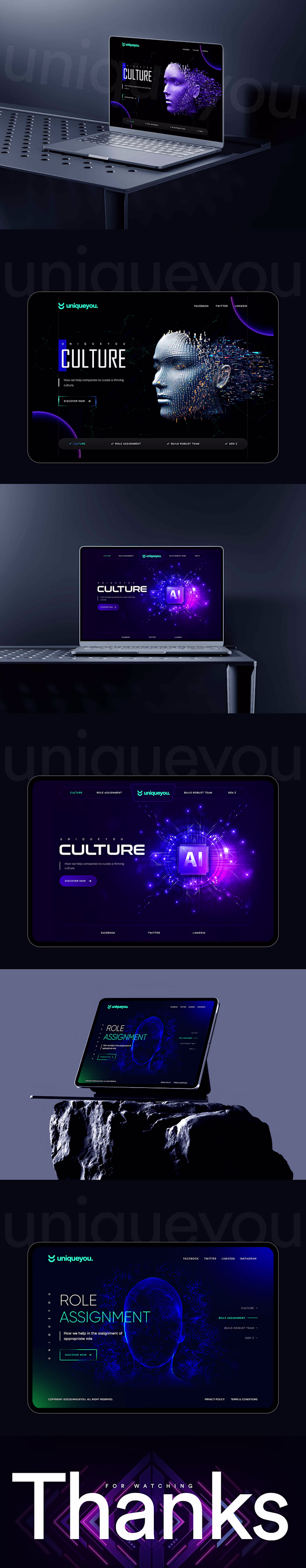 UniqueYou Website Design