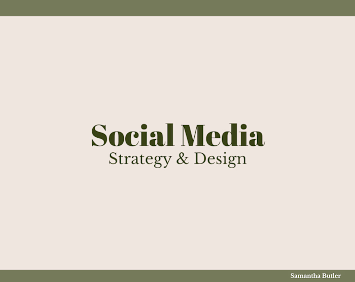 Social Media Strategy