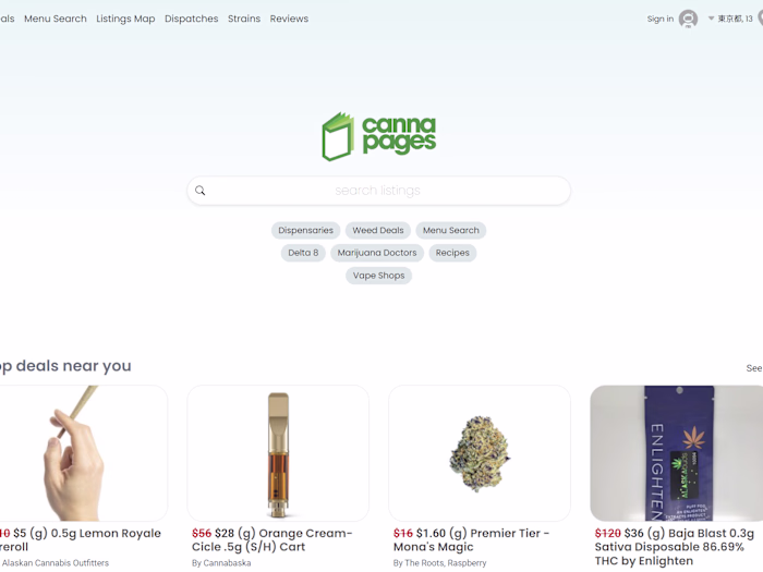 CannaPages Dispensary Content Management