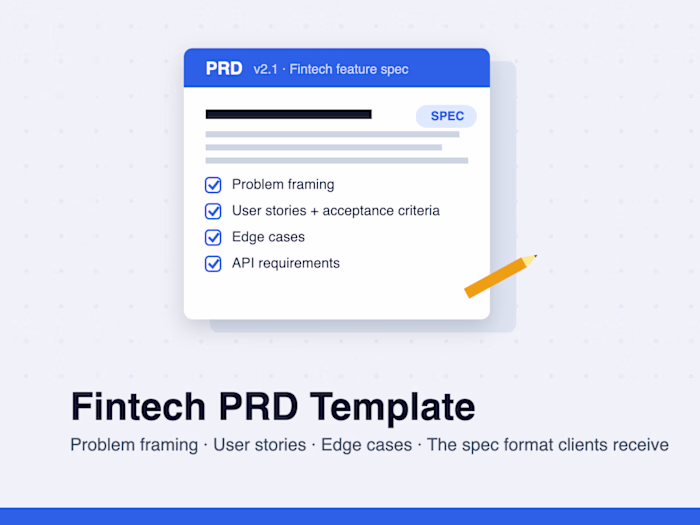 Sanitized PRD template I use