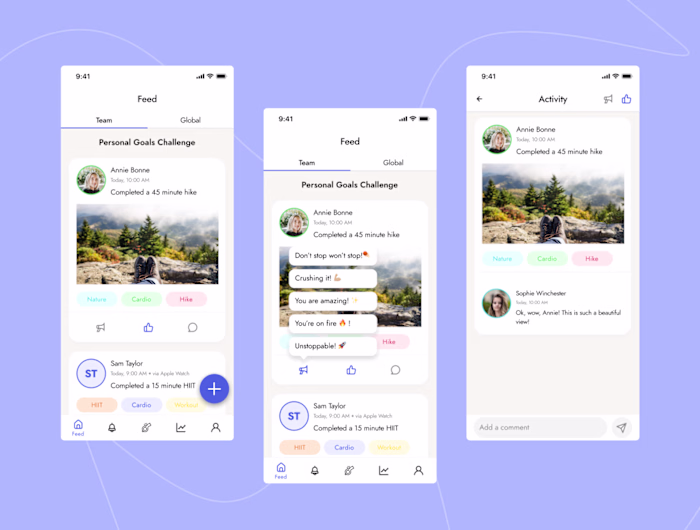 Trybe - App for corporate wellness and challenges
