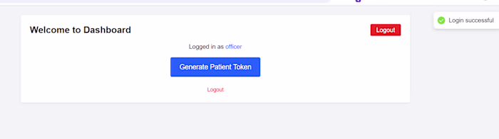 Out Door Patient Token Issue System
