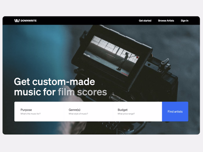 Downwrite Music Web Platform