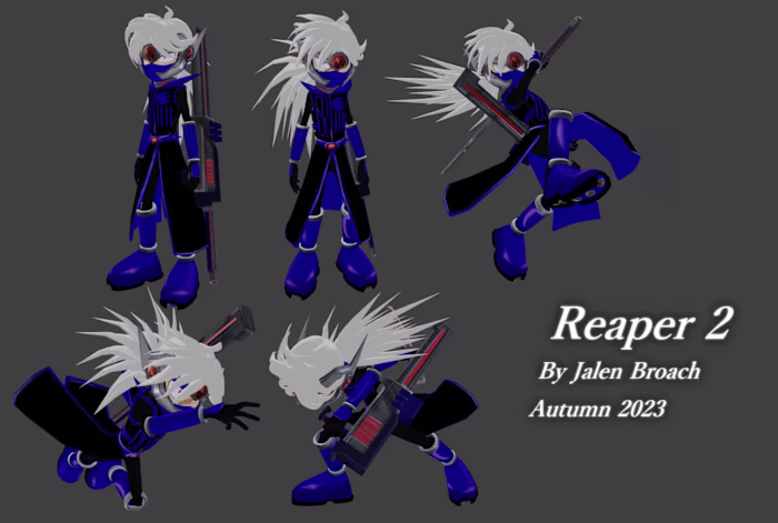 Reaper 2 - Character Design + 3D Model