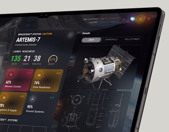 ATLAS CONTROL — SRM Dashboard UI/UX Web App Design