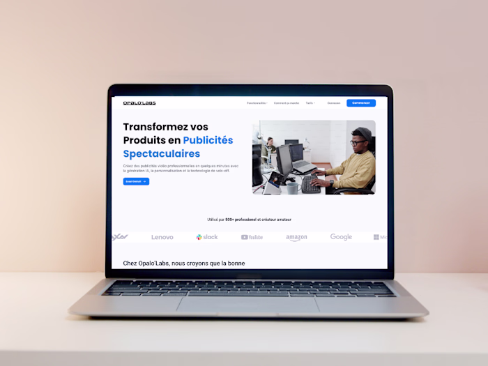 Opalo'Labs — AI E-commerce SaaS UX Design