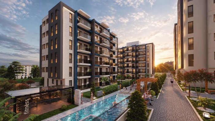 Residential Complex & Commercial Facade — Exterior