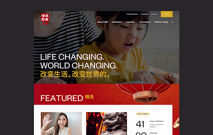 CAIS Website Redesign and Development