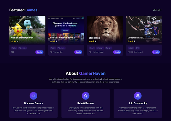 Casual Game Website | Replit | Next.js