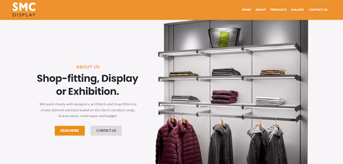 SMC Display - Web Design