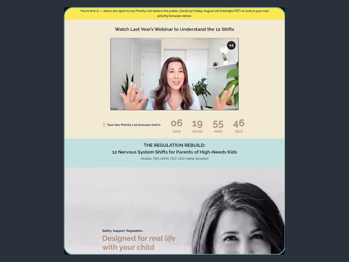 Kajabi Launch Page Variants for IlluminateU