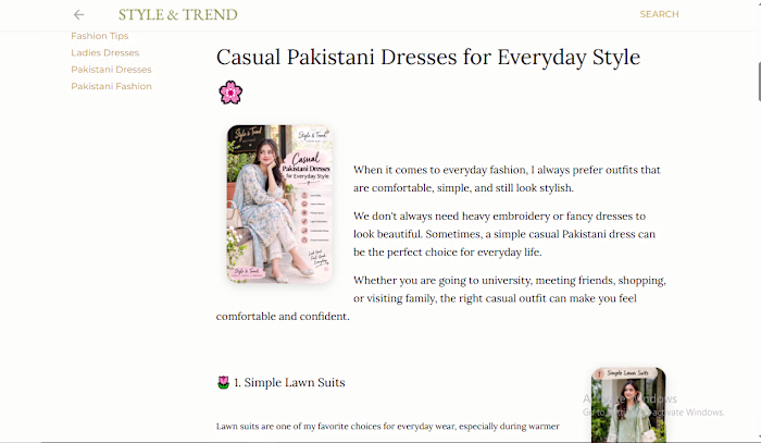 ✨ Casual Pakistani Dresses for