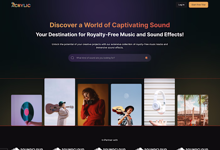 Music Platform - UX/UI Design & Development