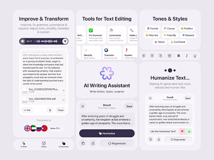 AI Writing Assistant Project