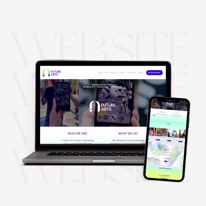 Website Redesign | Future Arts Co