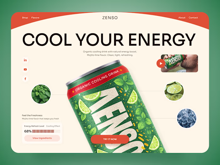 ZENSO — Organic Energy Drink