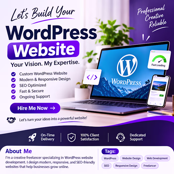 🚀 Need a Professional WordPress