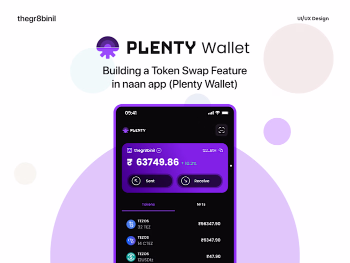 Plenty Wallet (Swap Feature)