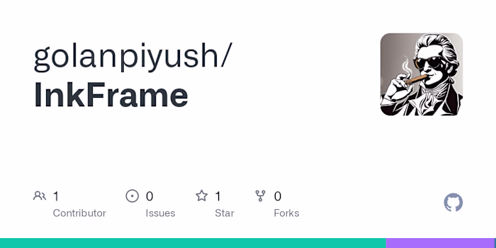InkFrame: Offline Movie Player Development