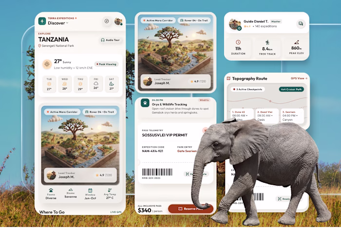 Travel App Design