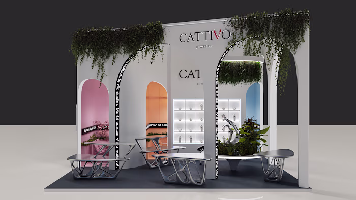 Jewelry exhibition stand
